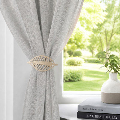 Leaf Curtain Tiebacks Set of 2