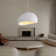 Jimyah 1- Light White Polyesters Unique/Statement Modern Pendant
