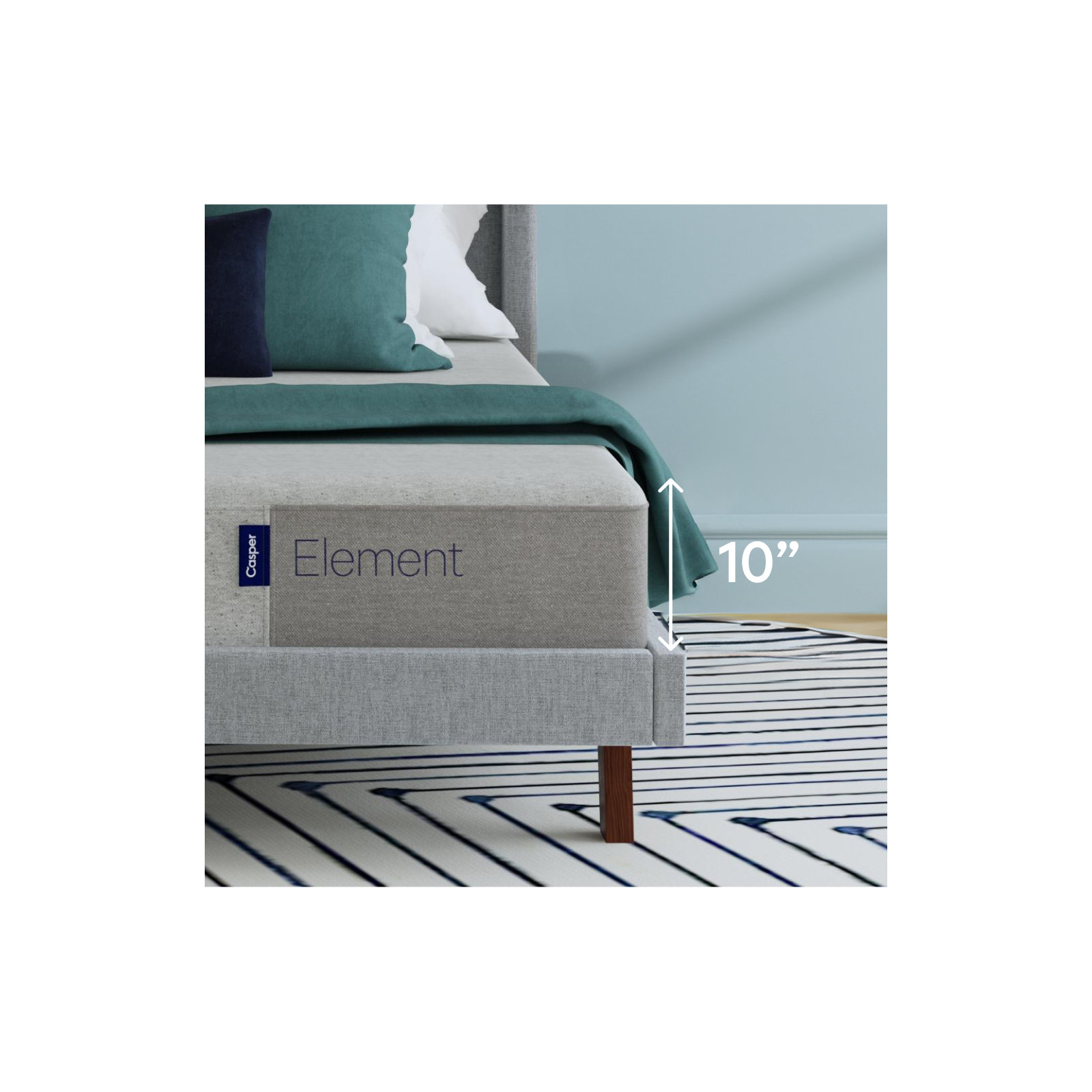 Casper Sleep Element 10" Medium Firm Memory Foam Mattress, Queen