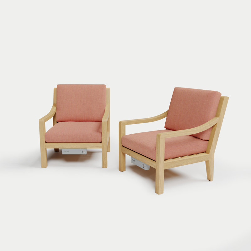 Solerno Heated Chair (Set of 2), Mesa