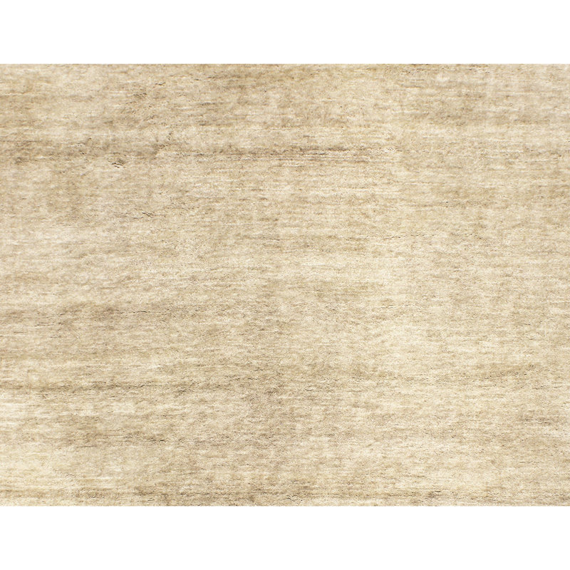High-Quality Hand-Knotted Camel Area Rug, Rectangle 5' x 8'