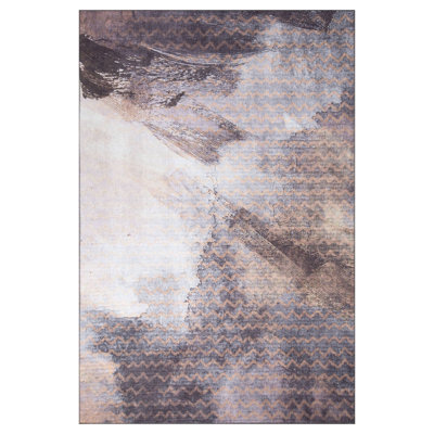 Tapis de couloir doux et durable, 100% polyester, 29,5 po x 59,1 po | Densité de 1850 g / m², hauteur des poils de 0,16 pouce | Polyester recyclé, lavable à la machine à 30 ° C | Idéal pour les vestibules et les espaces de vie