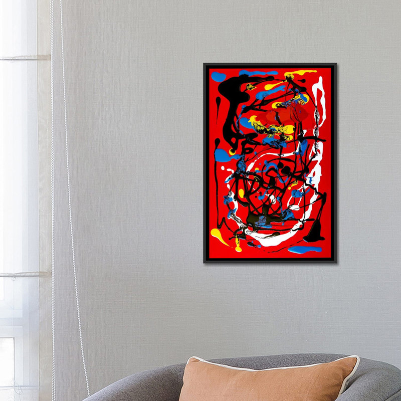 «Voyage», impression sur toile, H 60 po x l 40 po x P 1,5 po, Toile encadrée noire, Pas de tapis