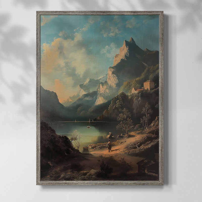 LANDSCAPES Series CD, reproduction encadrée - bois massif, H 11 po x l 9 po
