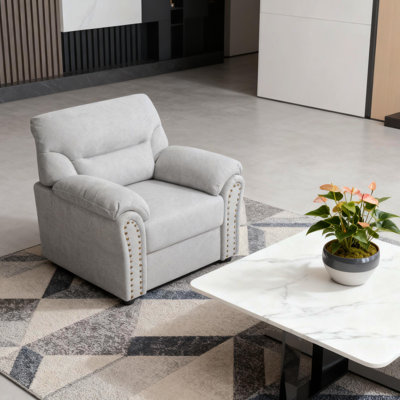 Chaise d'appoint moderne gris