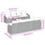 233 cm W Patio Sofa with Cushions