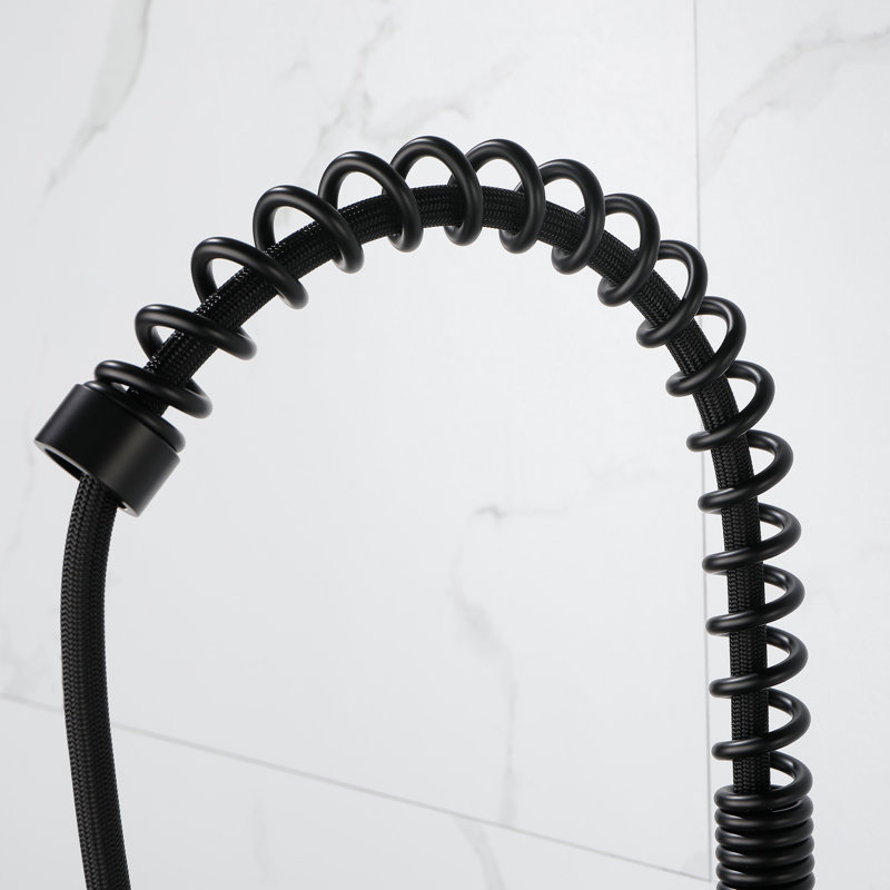Robinet de cuisine LAFUysO, Noir mat
