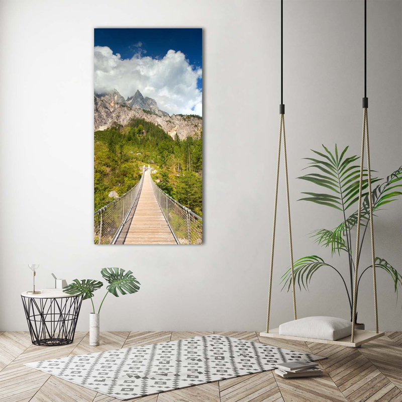 Suspension Bridge - Wrapped Canvas Print
