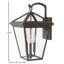 Lanterne murale d'extérieur à 3 ampoules H 20,5 po Lalla-1621546337-1699224570-1699224571
