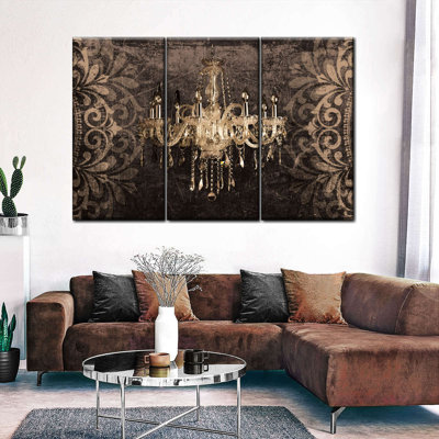 Lustre antique, reproduction d'art sur toile
