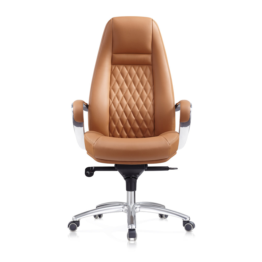 Caybree Genuine Leather Executive Chair Orren Ellis 