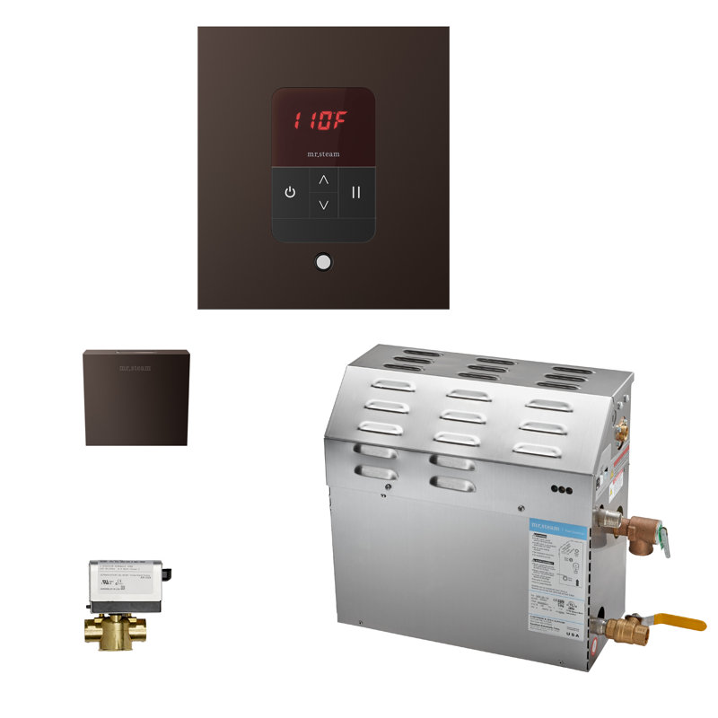 Ensemble de générateur de vapeur 9 kW, Bronze huilé