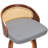Swivel Faux Leather Cushion Rattan Back Counter & Bar Stools-215557214-215557213