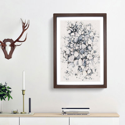 Pebbles - Picture Frame Painting Print
