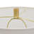 Modern Cement & Metal Table Lamp with Drum Shade