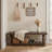 63" 2-Tier Solid Wood Entryway Bench With Storage, Shoe Bench Hallway Foyer Seating With Open Storage Shelves
