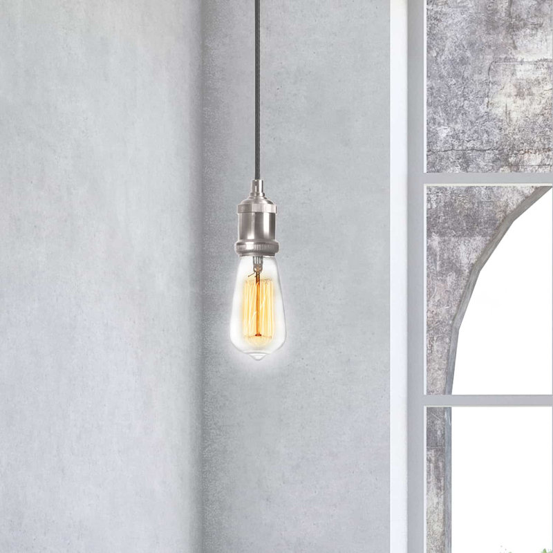 Coyle 1 - Light Single Pendant, Satin Chrome