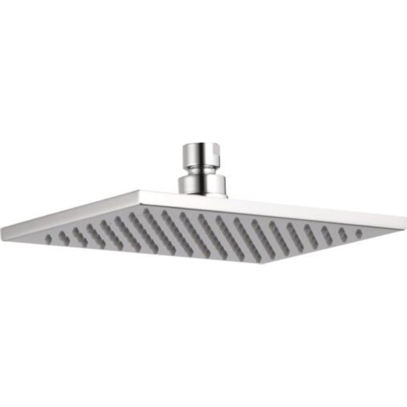Rain Fixed Shower Head with Touch Clean, Lumicoat Chrome