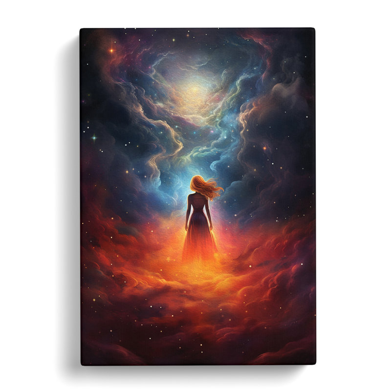 Galaxy Romanticism - Wrapped Canvas, 60cm H x 40cm W x 3cm D