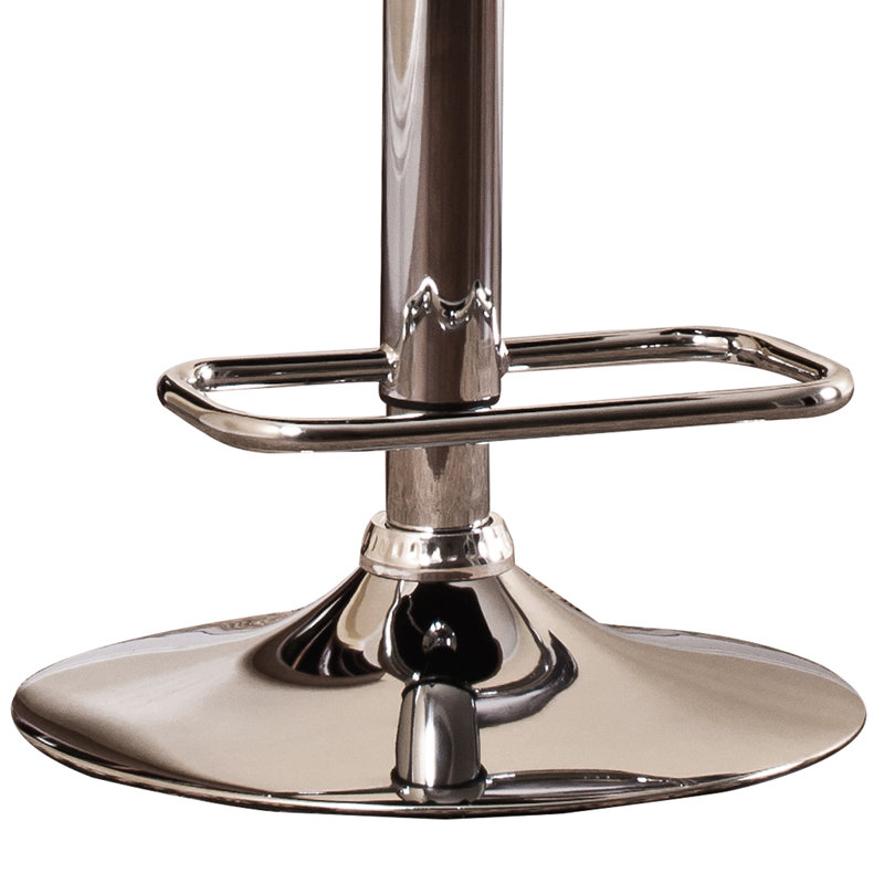 Tabouret pivotant à hauteur réglable, Noyer