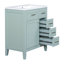 Élégante armoire de salle de bain 30 po - Lavabo avec tiroir et meuble-lavabo moderne avec finition peinte-39679400