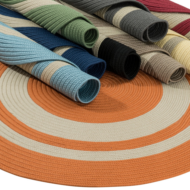 Tapis intérieur / extérieur Don - Sable, Rond 7 pi