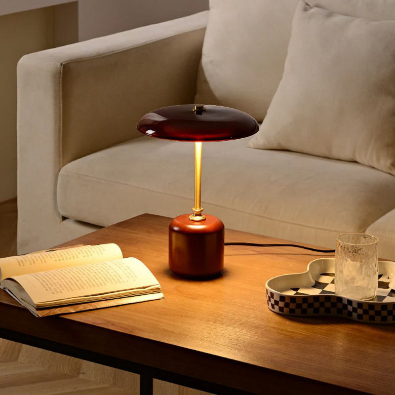 Lampe de table en bois Alaula