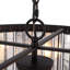 Shoshoni 4 - Light 18'' W Crystal Drum Matte Black Dining Room Chandelier UL Certified