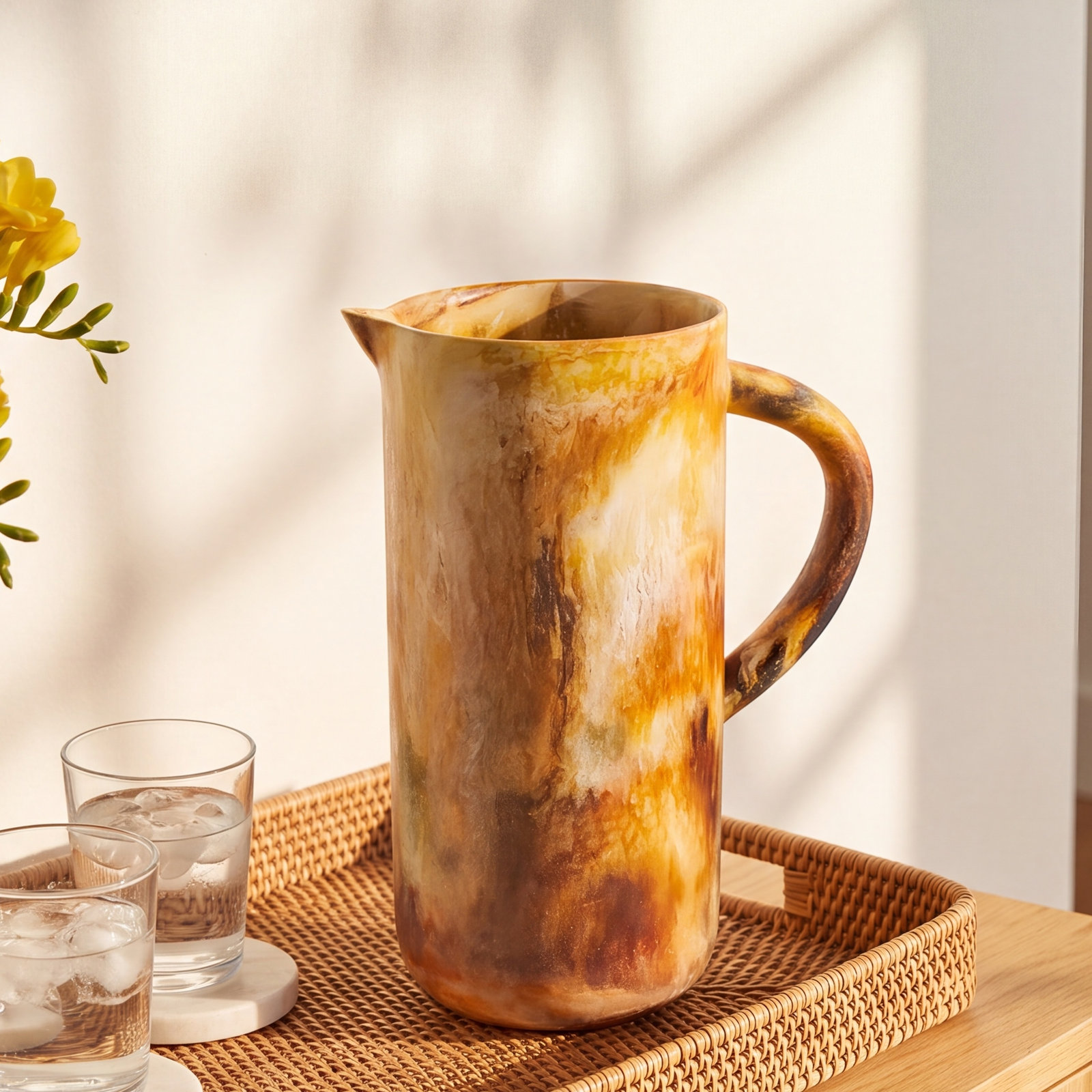 Cristobal 8oz. Stoneware Pitcher