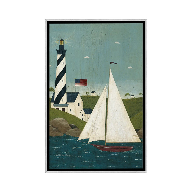 «Coastal Breeze», reproduction d'art murale encadrée, Argent argent, Reproduction encadrée sans passe-partout