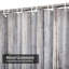 Plancher décoratif gris foncé à panneau abstrait en bois gris avec 12 crochets-788961989
