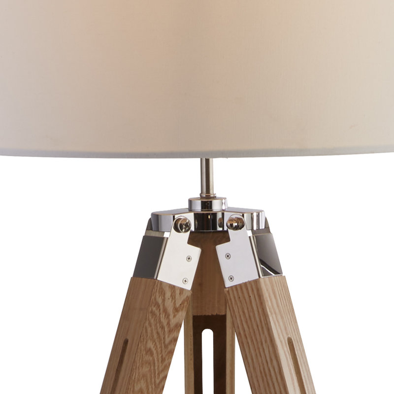 Konen 144cm Tripod Floor Lamp, Brown, Grey