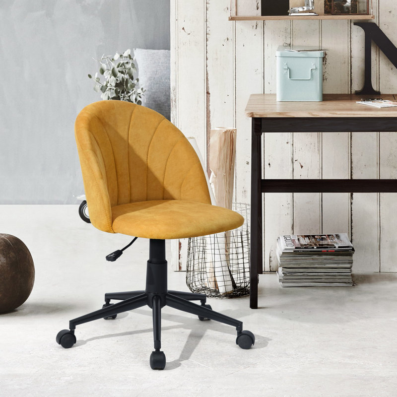 Adah Office Chair, Yellow
