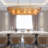 Kancler 53.7" 5 - Light Large Amber Glass Tiered Kitchen Island Gold Chandelier-573863687