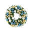 26" Holiday Evergreen Wreath With Ornaments