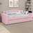 Upholstered Daybed With Storage Armrests, Trundle And Latest Integrated Bluetooth Audio System, Teddy Fleece,-1734351374