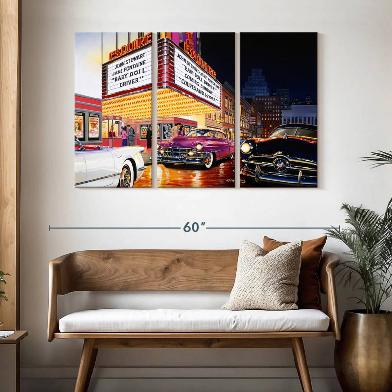 Mehar Esquire Theatre, 32" H x 50" W