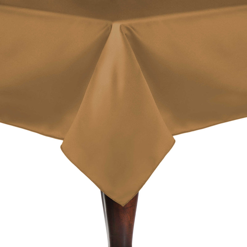 Ultimate Textile Rectangular Tablecloth, 108" x 60", 3, Victorian Gold