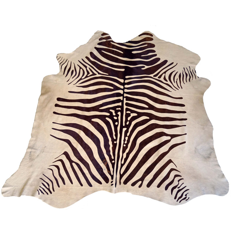 Designer Cowhide Animal Print Area Rug