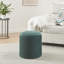 39.9 cm W Velvet Round Footstool-1941522861