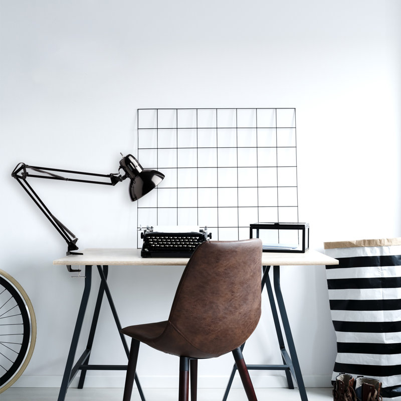 Gjore Adjustable Metal Architect Lamp Lamp, Black