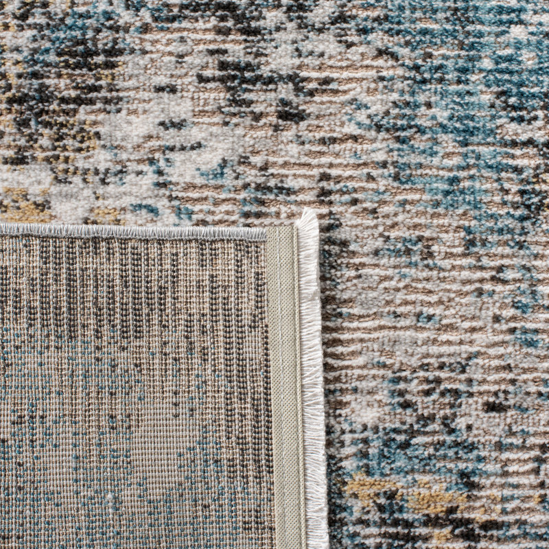 Izzo Abstract Area Rug, Rectangle 61 x 91 cm