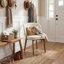 Chaise de meuble-lavabo très large rembourrée de 20,1 po, fauteuil d'appoint avec haut dossier à oreilles et fauteuil sans accoudoirs avec pieds en bois massif pour salle à manger, meuble-lavabo de bureau, beige, simple-1023649125-1024457914