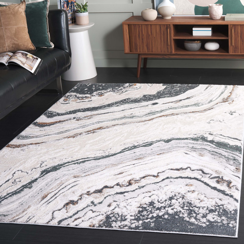 Tapis abstrait Ellyse Performance, Rectangle 5 pi 2 po x 7 pi