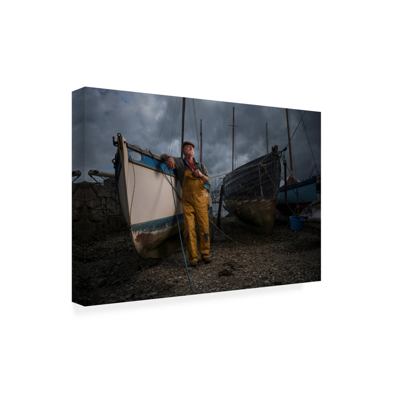 Mk.   Oyster Catcher Canvas Art, 12" H x 19" W
