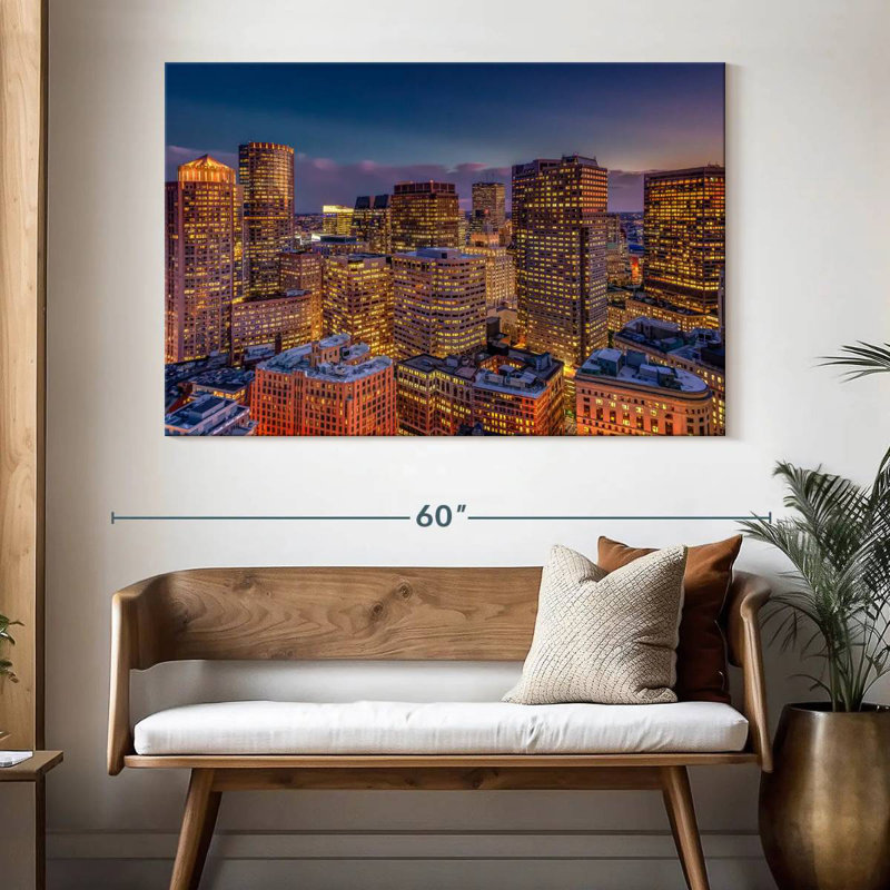 Lilie Boston Skyscrapers, 34" H x 51" W