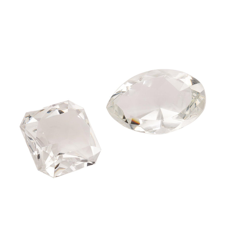 Oxford Jewels-Pear, Clear, 1.5" H x 3.5" W x 2.5" D