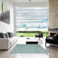 Tapis contemporain bleu-1342012753