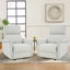 Fauteuil inclinable manuel berçant rembourré-131655174