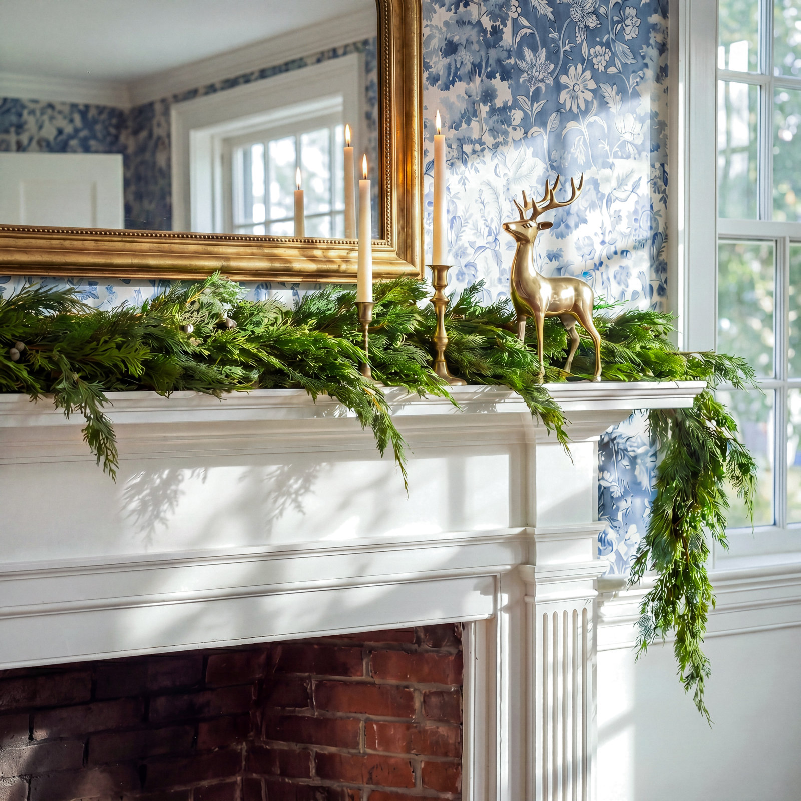 76'' in. Faux Garland
